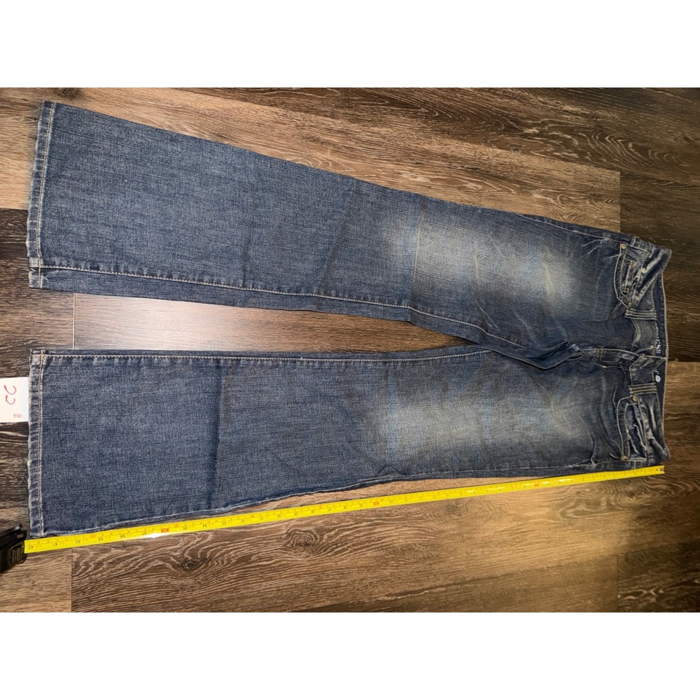 Guess Daredevil Bootcut Blue Medium Wash Denim Jeans‎ Flare Leg 30 Y2K